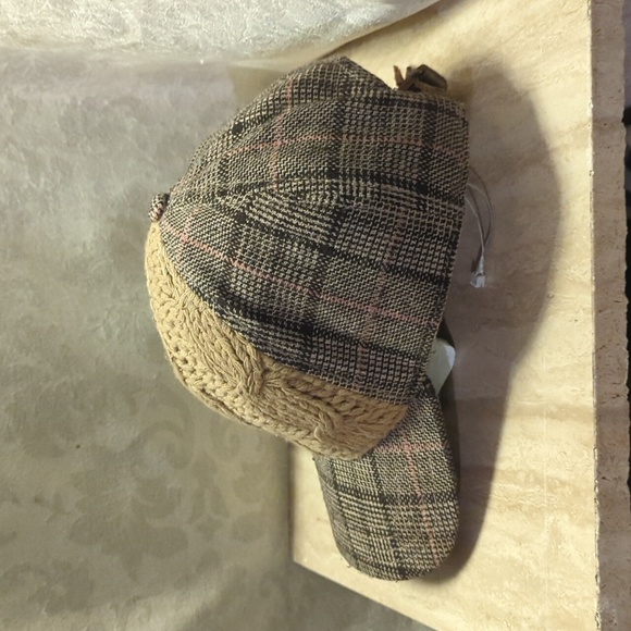 OSFM Cassel Goorin Plaid Knit Ball Cap - Picture 2 of 5